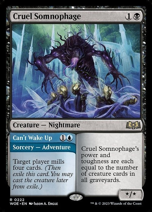 Cruel Somnophage ~ Wilds of Eldraine [ NM ] [ Magic MTG ]