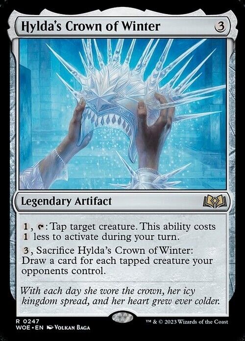 Hylda's Crown of Winter ~ Wilds of Eldraine [ NM ] [ Magic MTG ]