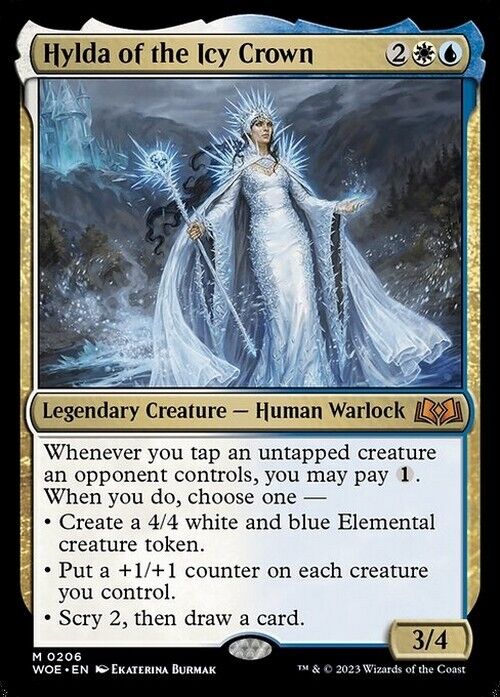 Hylda of the Icy Crown ~ Wilds of Eldraine [ NM ] [ Magic MTG ]