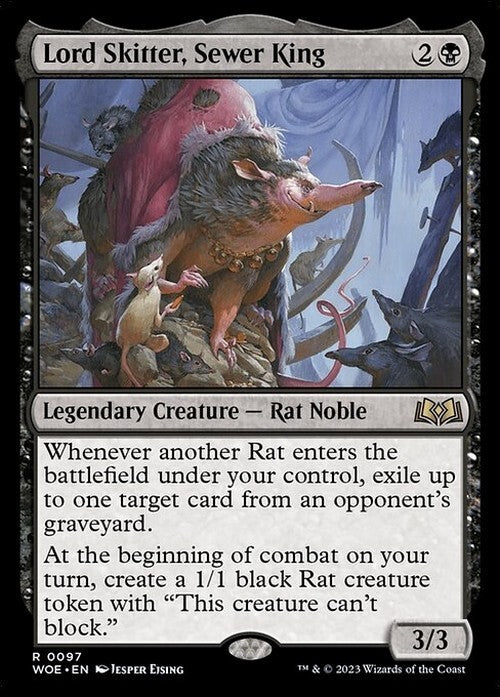 Lord Skitter, Sewer King ~ Wilds of Eldraine [ PLAYED ] [ Magic MTG ]