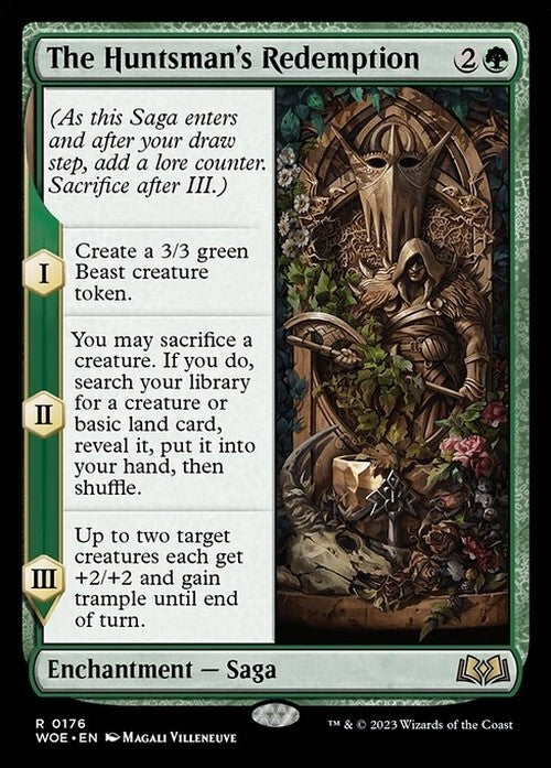The Huntsman's Redemption ~ Wilds of Eldraine [ NM ] [ Magic MTG ]