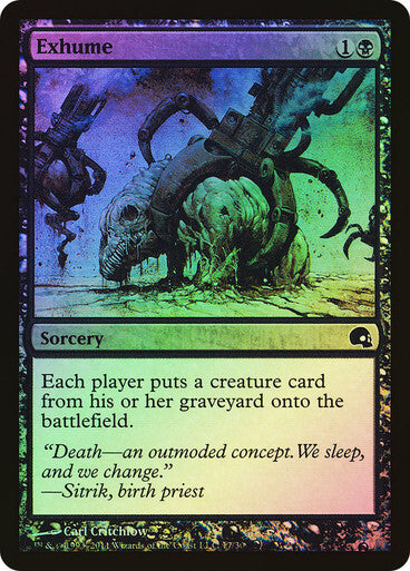 FOIL Exhume ~ Graveborn [ NearMint ] [ Magic MTG ]