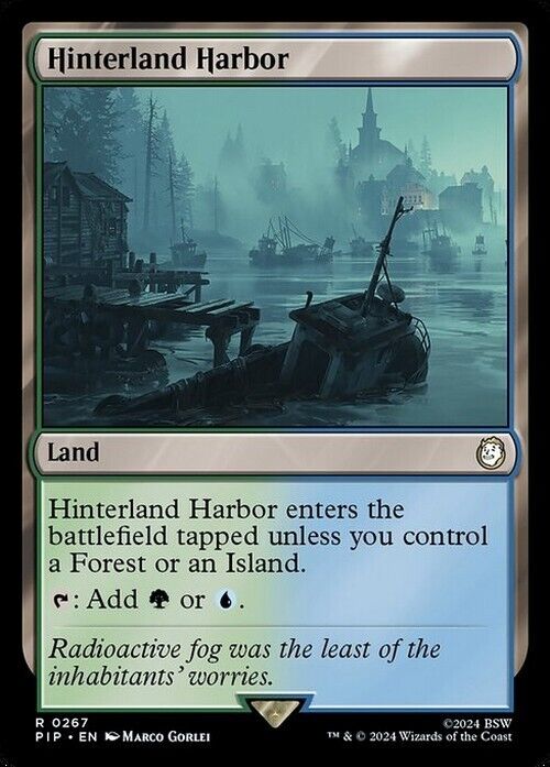 Hinterland Harbor ~ Commander: Fallout [ NearMint ] [ Magic MTG ]