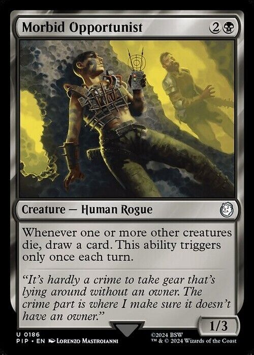 Morbid Opportunist ~ Commander: Fallout [ NearMint ] [ Magic MTG ]