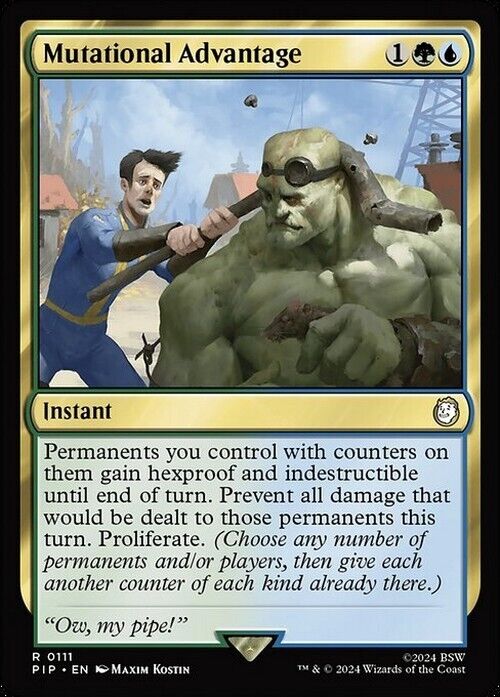 Mutational Advantage ~ Commander: Fallout [ NearMint ] [ Magic MTG ]