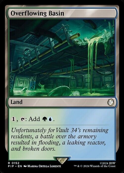 Overflowing Basin ~ Commander: Fallout [ NearMint ] [ Magic MTG ]