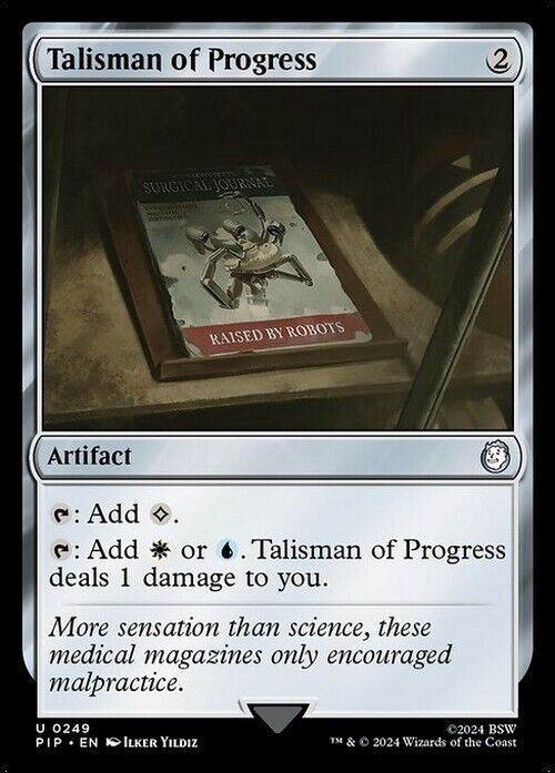 Talisman of Progress ~ Commander: Fallout [ NearMint ] [ Magic MTG ]