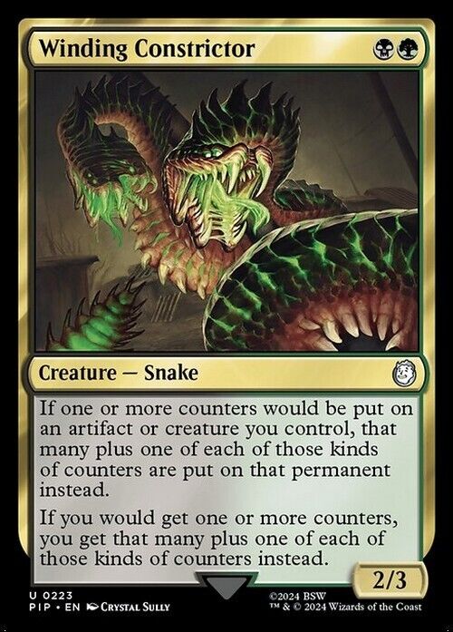 Winding Constrictor ~ Commander: Fallout [ NearMint ] [ Magic MTG ]