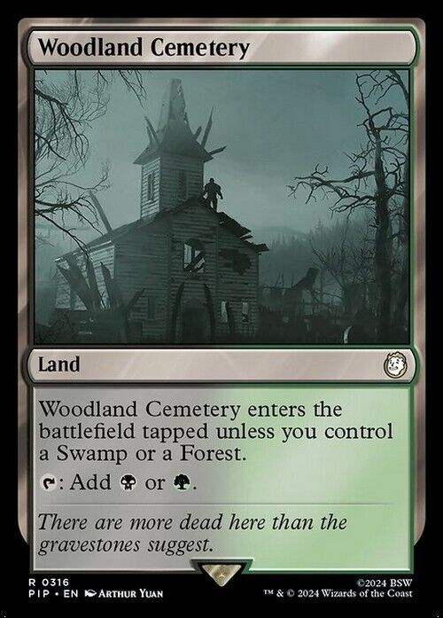 Woodland Cemetery ~ Commander: Fallout [ NearMint ] [ Magic MTG ]