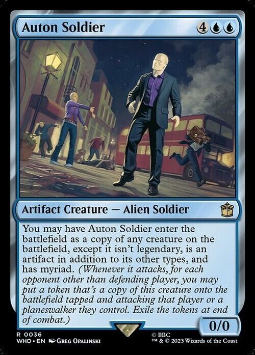 Auton Soldier ~ Commander: Doctor Who [ NearMint ] [ Magic MTG ]