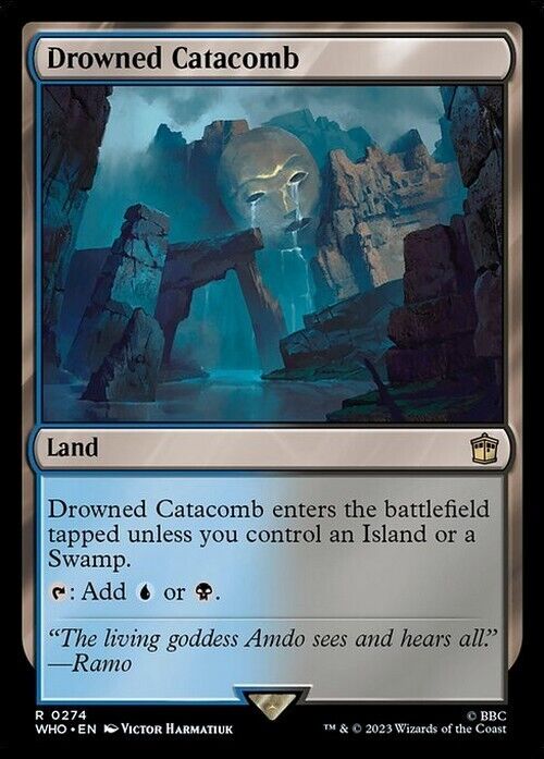 Drowned Catacomb ~ Commander: Doctor Who [ NearMint ] [ Magic MTG ]