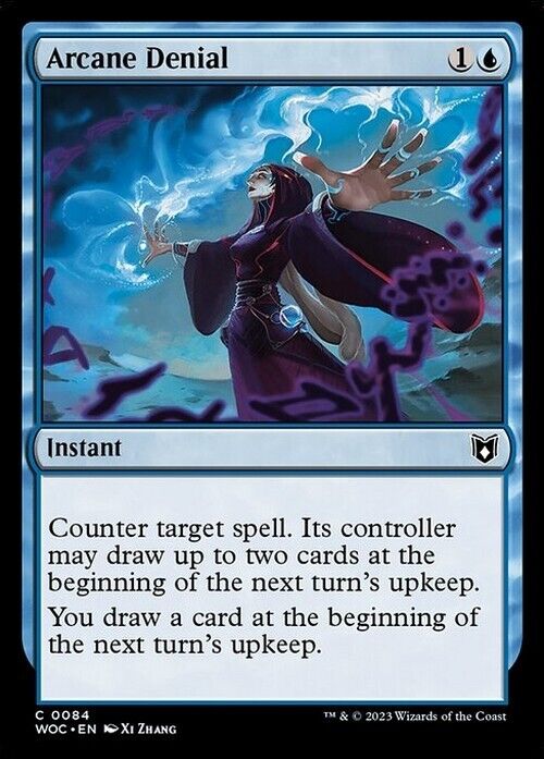 Arcane Denial ~ Commander: Wilds of Eldraine [ NearMint ] [ Magic MTG ]