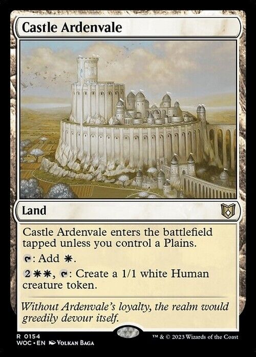 Castle Ardenvale ~ Commander: Wilds of Eldraine [ NearMint ] [ Magic MTG ]