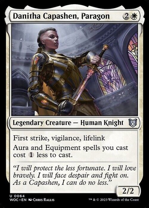 Danitha Capashen, Paragon ~ Commander: Wilds of Eldraine [ NM ] [ Magic MTG ]