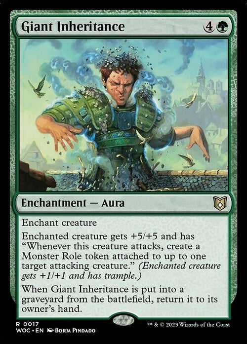 Giant Inheritance ~ Commander: Wilds of Eldraine [ NearMint ] [ Magic MTG ]