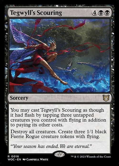 Tegwyll's Scouring ~ Commander: Wilds of Eldraine [ NearMint ] [ Magic MTG ]