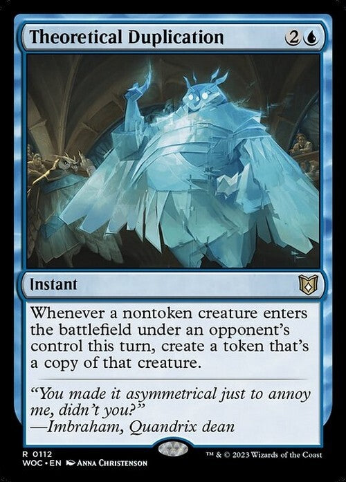 Theoretical Duplication ~ Commander: Wilds of Eldraine [ NM ] [ Magic MTG ]
