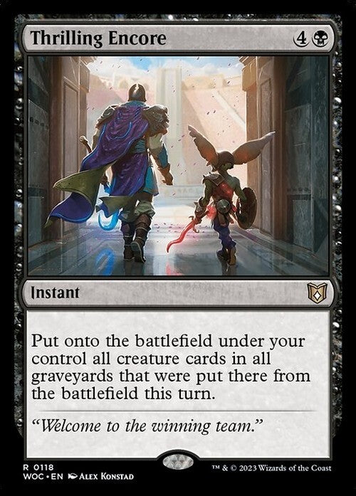 Thrilling Encore ~ Commander: Wilds of Eldraine [ NearMint ] [ Magic MTG ] - London Magic Traders Ltd