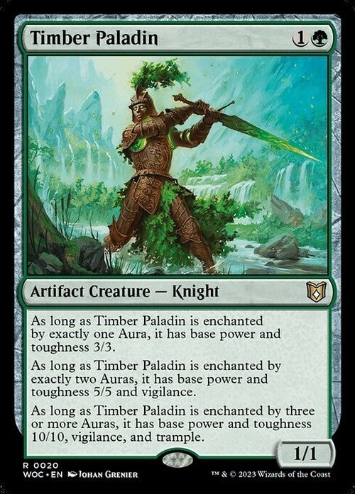 Timber Paladin ~ Commander: Wilds of Eldraine [ NearMint ] [ Magic MTG ]