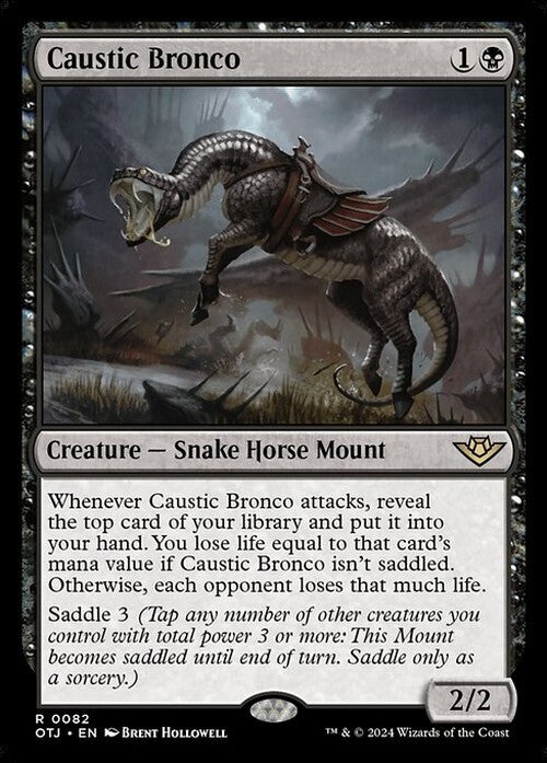 Caustic Bronco ~ Outlaws of Thunder Junction [ NM ] [ Magic MTG ]