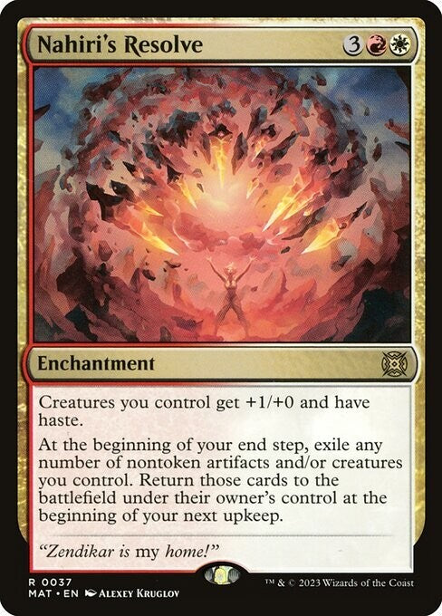 Nahiri's Resolve ~ March of the Machine: The Aftermath [ NM ] [ MTG ] - London Magic Traders Ltd