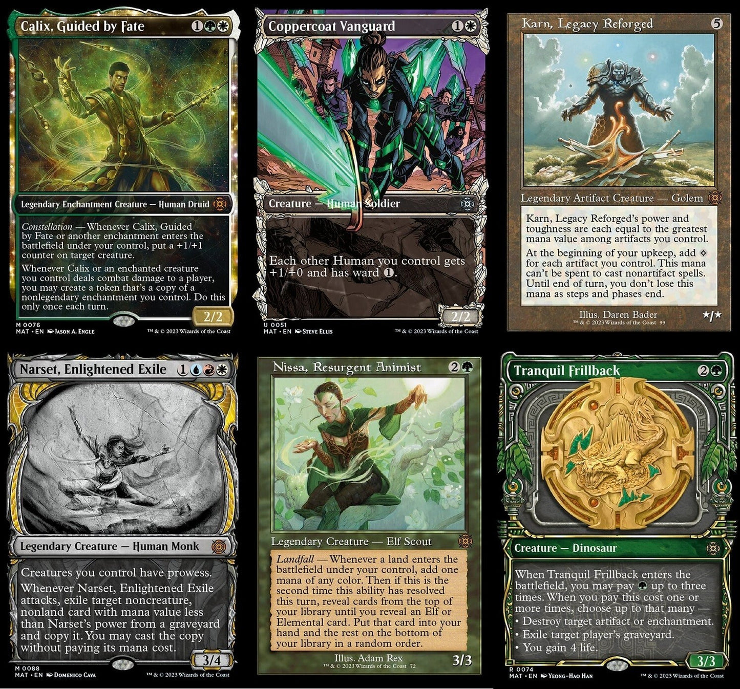Choose your SHOWCASE ~ March of the Machine: The Aftermath [ NM ] [ Magic MTG ]