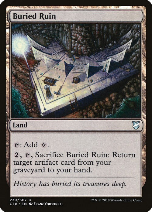 Buried Ruin ~ Commander 2018 [ NearMint ] [ Magic MTG ]