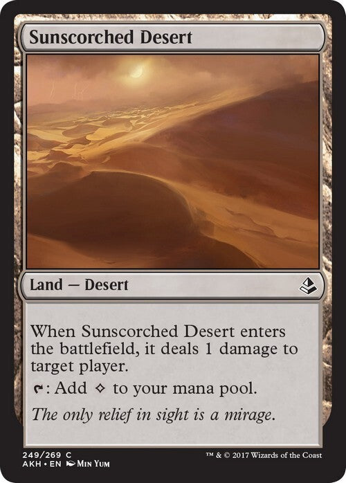 Sunscorched Desert ~ Amonkhet [ Excellent ] [ Magic MTG ]