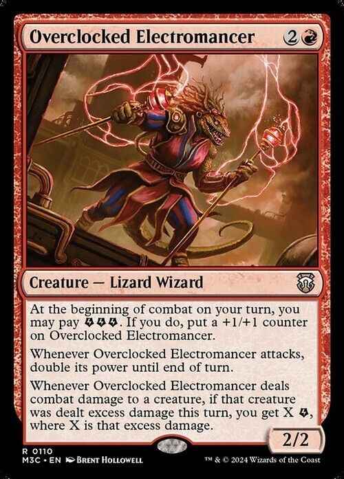 Overclocked Electromancer ~ Commander: Modern Horizons 3 [ NM ] [ Magic MTG ]