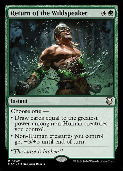 Return of the Wildspeaker ~ Commander: Modern Horizons 3 [ NM ] [ Magic MTG ]