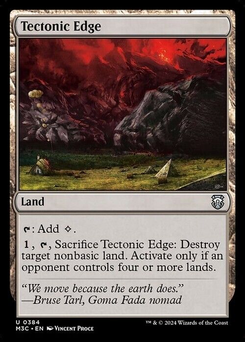 Tectonic Edge ~ Commander: Modern Horizons 3 [ NearMint ] [ Magic MTG ]