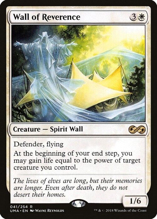 Wall of Reverence ~ Ultimate Masters [ Excellent ] [ Magic MTG ]