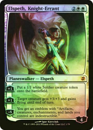 FOIL Elspeth, Knight-Errant ~ Duel Decks [ Excellent ] [ Magic MTG ]