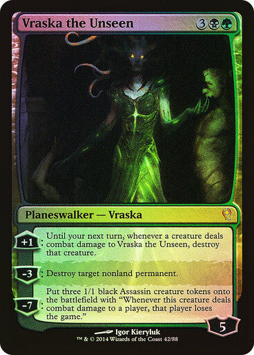 FOIL Vraska the Unseen ~ Duel Decks [ Excellent ] [ Magic MTG ]