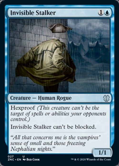 Invisible Stalker ~ Commander: Zendikar Rising [ NearMint ] [ Magic MTG ]