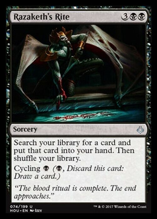 Razaketh's Rite ~ Hour of Devastation [ Excellent ] [ Magic MTG ]