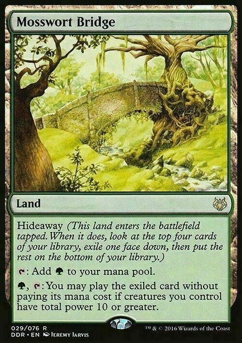 Mosswort Bridge ~ Duel Decks [ Excellent ] [ Magic MTG ]