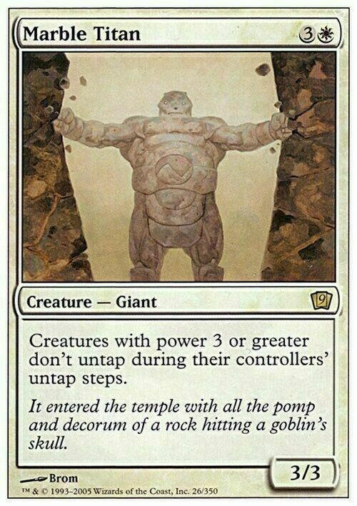Marble Titan ~ Ninth Edition [ Excellent ] [ Magic MTG ]