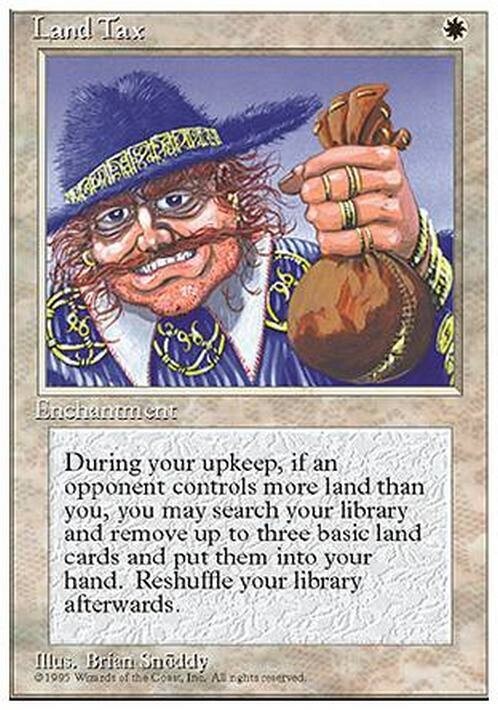 Land Tax ~ Fourth Edition [ NearMint ] [ Magic MTG ]