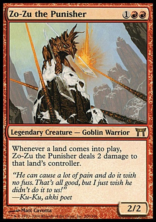 Zo-Zu the Punisher ~ Champions of Kamigawa [ Excellent ] [ Magic MTG ]