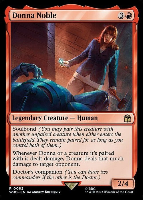 Donna Noble ~ Commander: Doctor Who [ NearMint ] [ Magic MTG ]