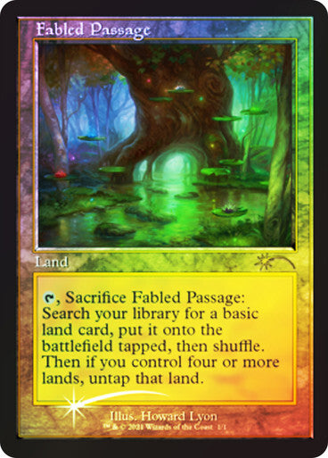 FOIL Fabled Passage ~ Love Your LGS Promos [ Excellent ] [ Magic MTG ]