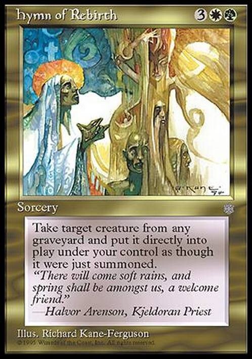 Hymn of Rebirth ~ Ice Age [ Excellent ] [ Magic MTG ]