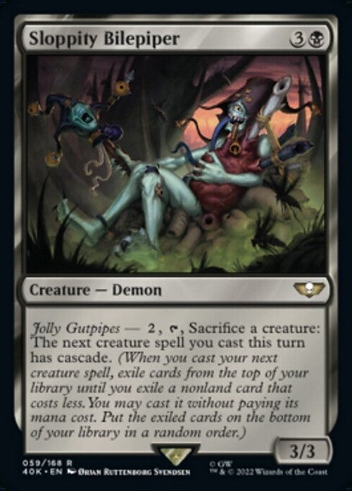 Sloppity Bilepiper ~ Commander: Warhammer 40,000 [ NearMint ] [ Magic MTG ]