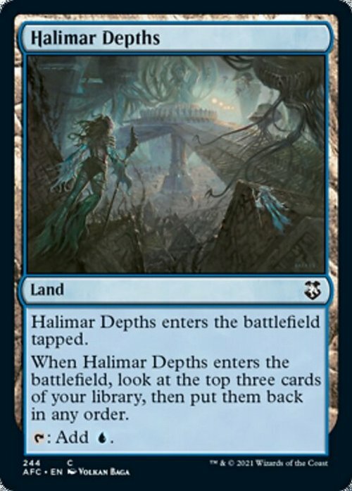 Halimar Depths ~ Commander: Adventures in the Forgotten Realms [ NM ] [ MTG ]