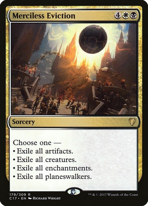 Merciless Eviction ~ Commander 2017 [ Excellent] [ Magic MTG ]