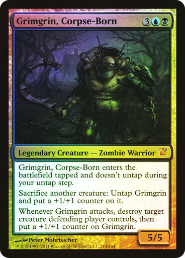 FOIL Grimgrin, Corpse-Born ~ Innistrad [ Excellent ] [ Magic MTG ]