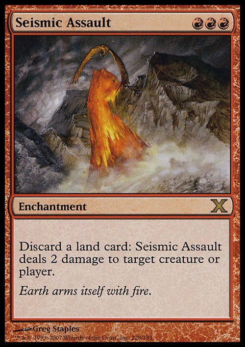 Seismic Assault ~ Tenth Edition [ Excellent ] [ Magic MTG ]
