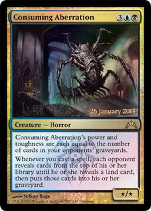 FOIL Consuming Aberration ~ Prerelease Gatecrash [ Excellent ] [ Magic MTG ]