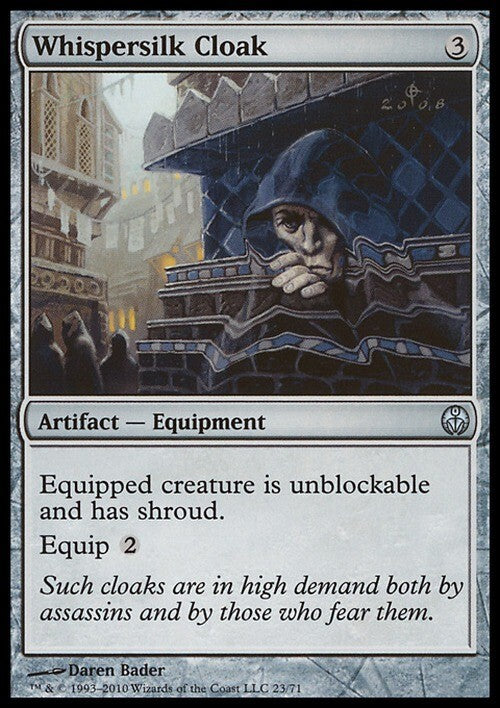 Whispersilk Cloak ~ Duel Decks [ Excellent ] [ Magic MTG ]